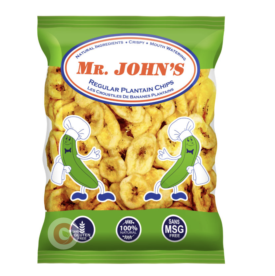 Mr John's Unripe Plantain Chips Box