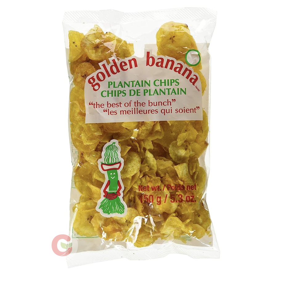 [75563] Golden Banana Plantain Chips (150g)