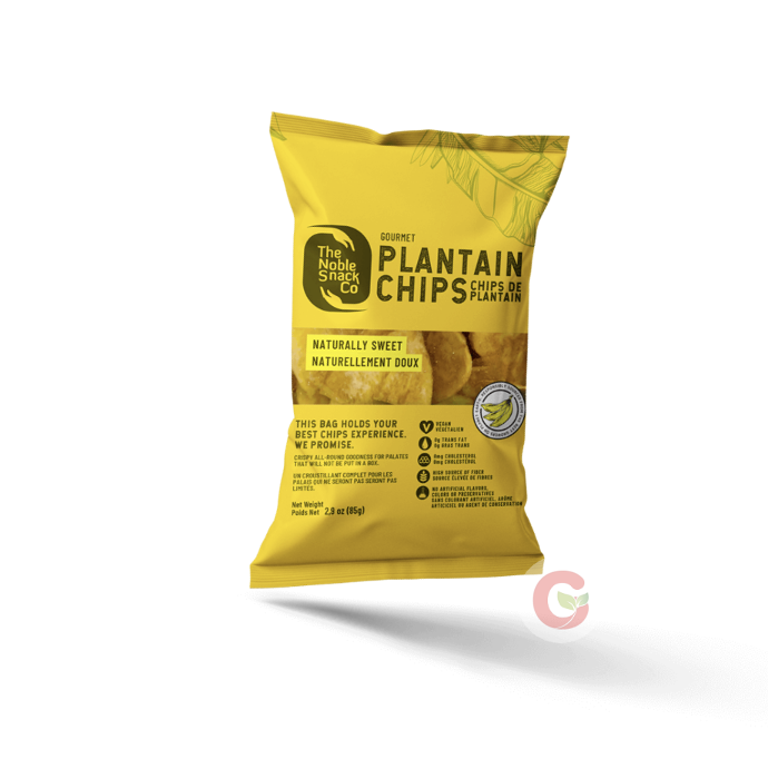 [1726] The Noble Plantain Chips Naturally Sweet (130g)
