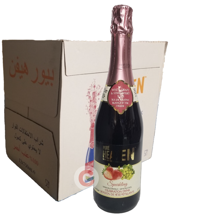 Pure Heaven Juice Bottle (Box (12 x 750ml), Grape & Strawberry)